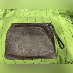 Elegant Brown Leather Men's Bag